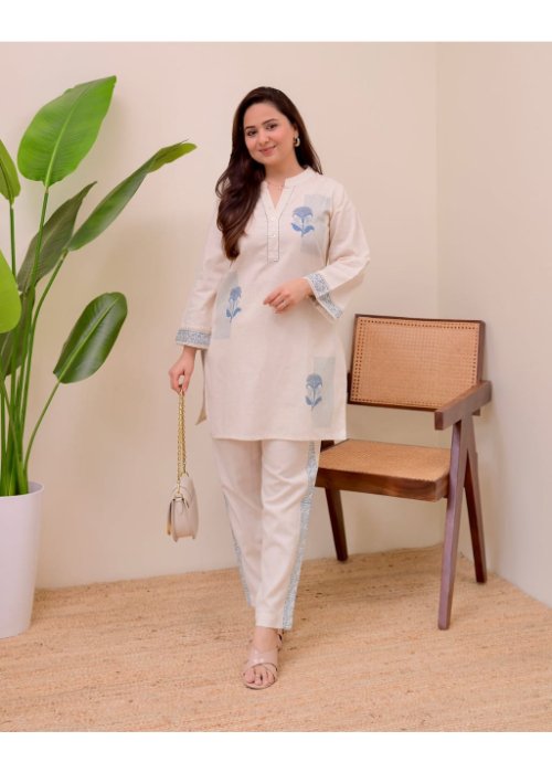 Coord Set with Lace Work