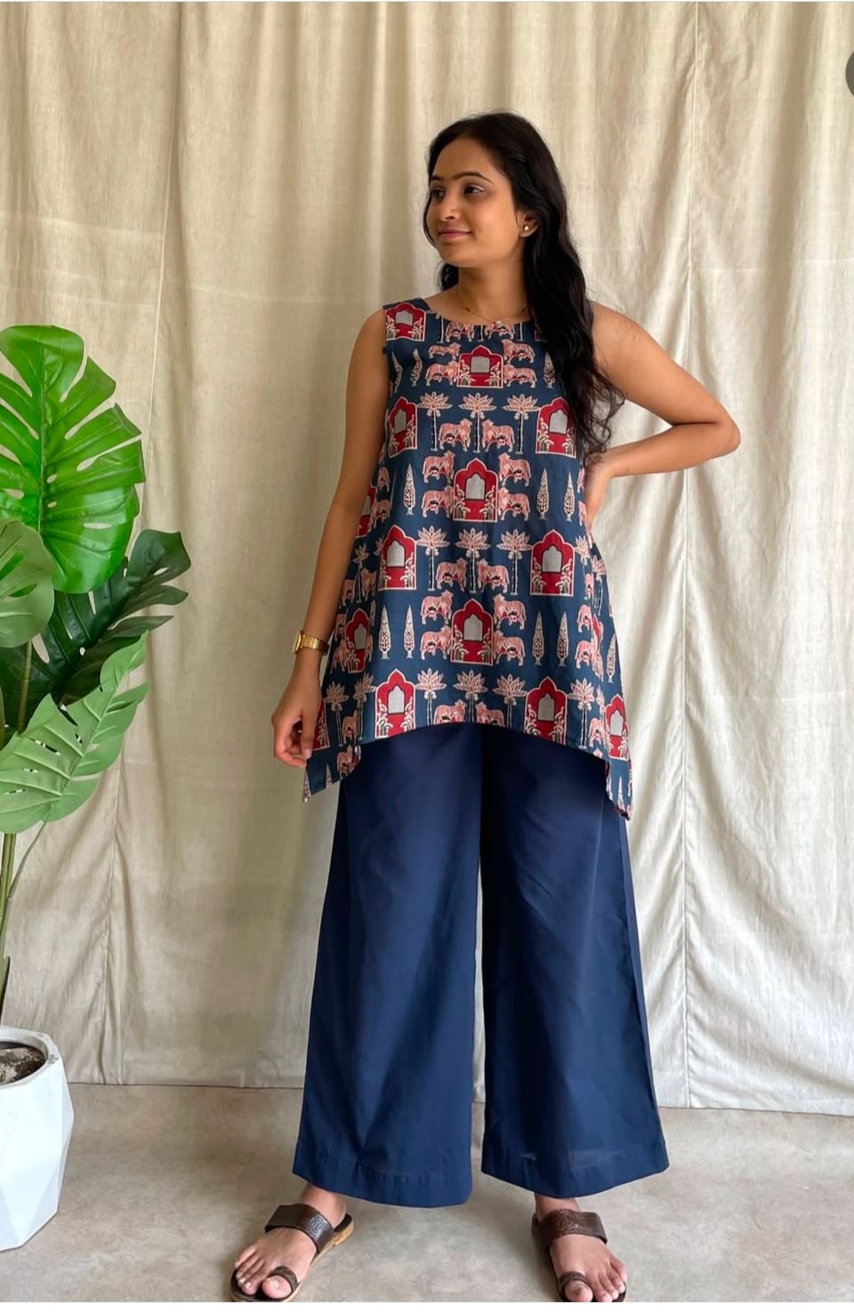 Pure Cotton Handwork Patch Co-Ord Set