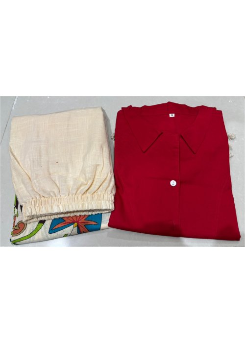 Coord Set with Lace Work