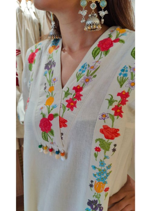 Cotton Flex Kurti with Pant Set