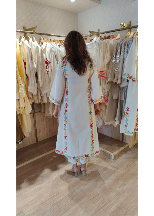 Cotton Flex Kurti with Pant Set