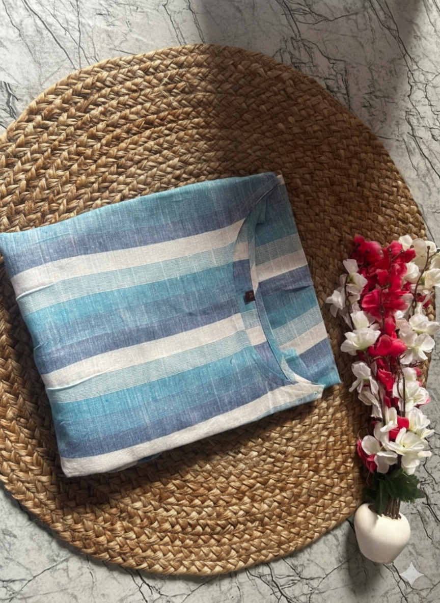 South Cotton A-Line Midi Dress with Pockets